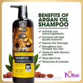 شامپو تقویت کننده و ترمیم کننده مو لایتنس مدل argan