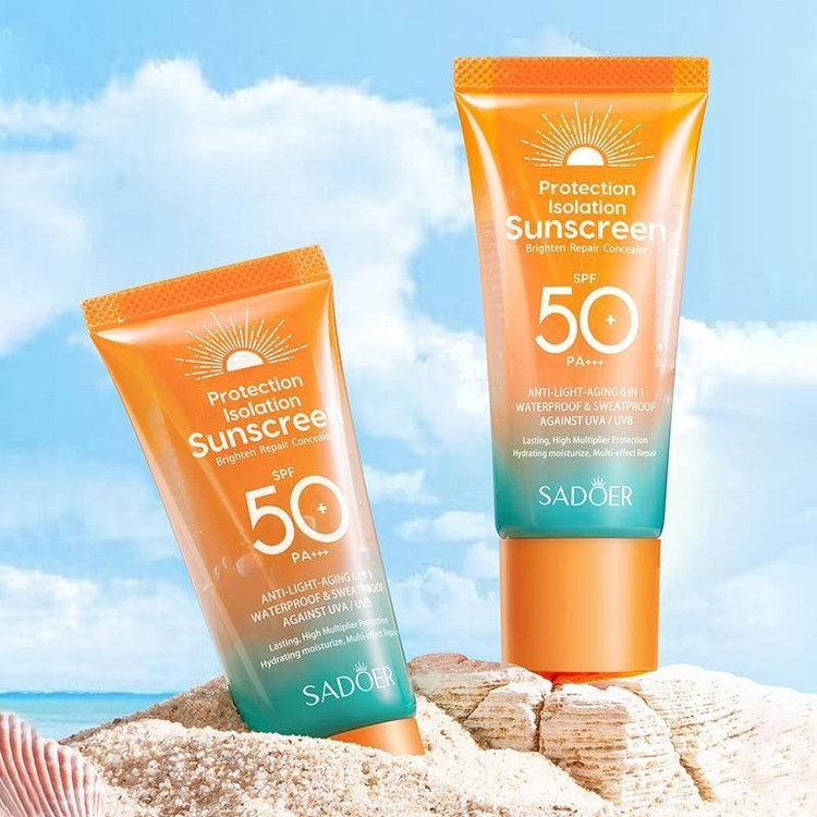 کرم ضدآفتاب SPF50 ،ترمیم کننده و محافظت چند برابر سادور