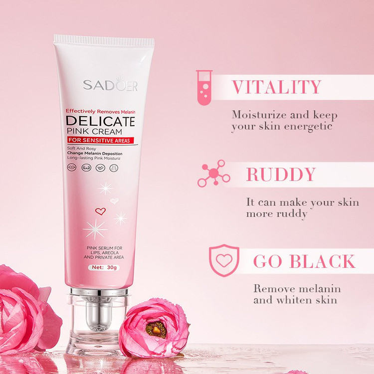 کرم صورتی کننده نقاط حساس بدن سادور