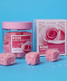 اسکراب آدامسی بدن مکعبی گل رز سادور